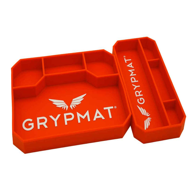 Grypmat Plus Automotive & DIYer Non-slip, Non-magnetic Tool Box Organizer  Optimize Workflow with Tool Tray Grip Mat (PRO-Orange)